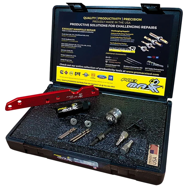 GM LS: 4.8L, 5.3L, 5.7L, 6.0L, 6.2L V8 Exhaust Manifold Broken Bolt Repair Kit - Mikey