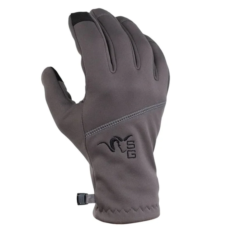 GRAUPEL FLEECE GLOVES GRANITE GREY