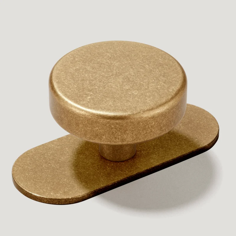 GRAYSON Shaker Knob - Aged Brass