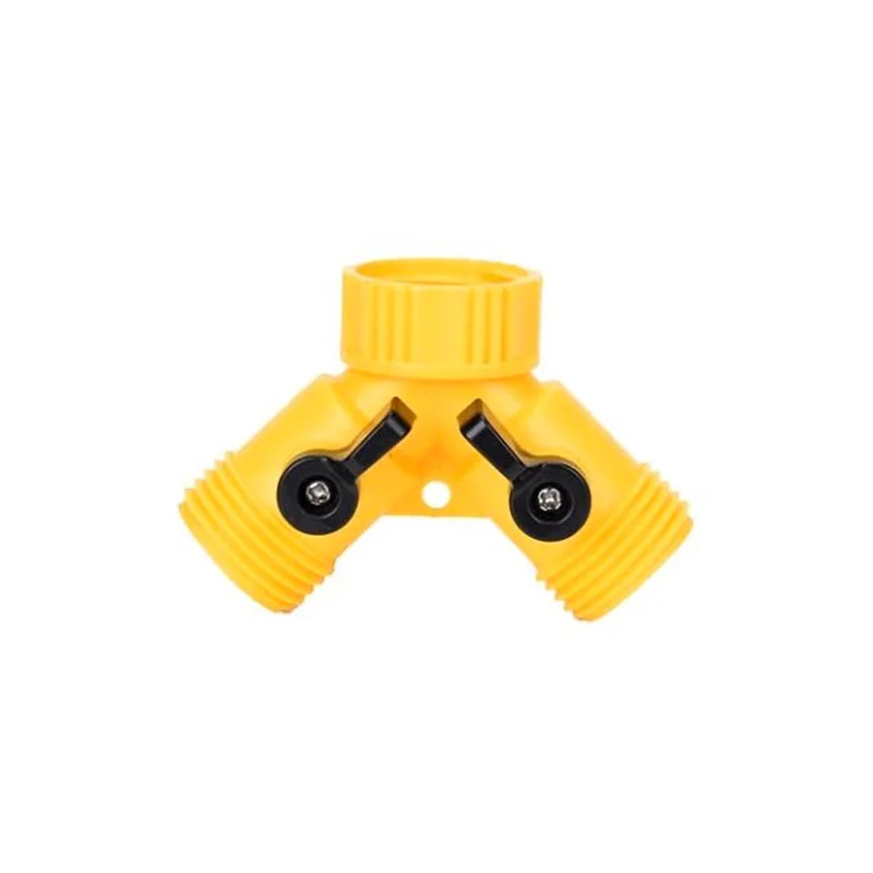 Green Thumb Poly 2-Way Y-Connector Hose Shutoff Valve