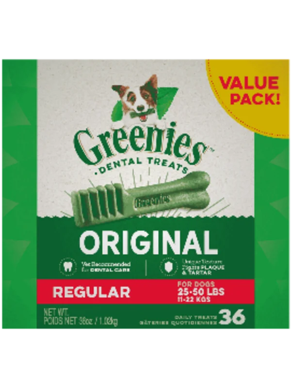 Greenies Original Regular Size Dog Dental Treats