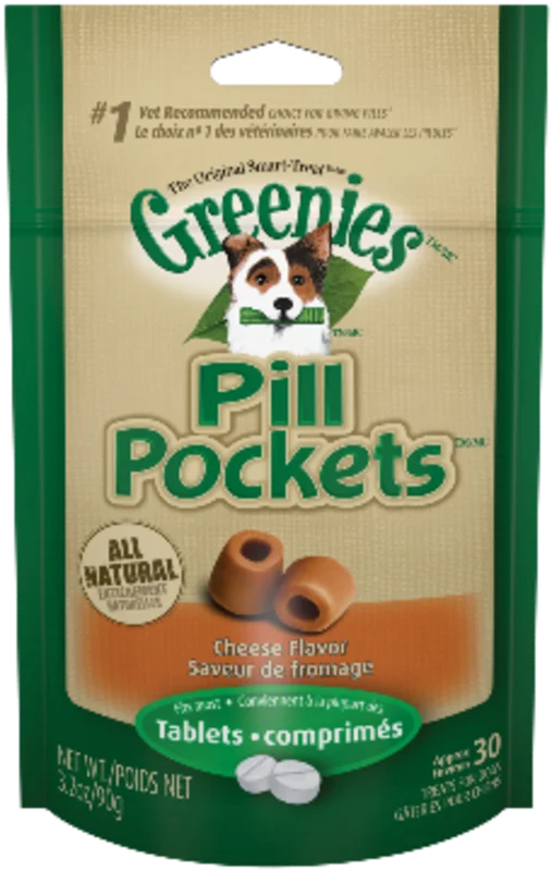Greenies Pill Pockets Canine Cheese Flavor Dog Treats