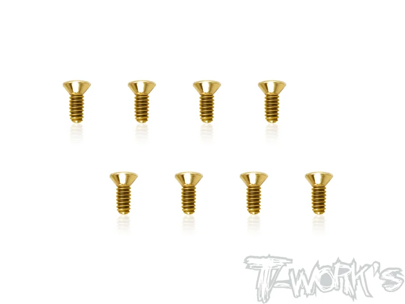 GSS-C Gold Plated M2 Hex. Countersink Screws