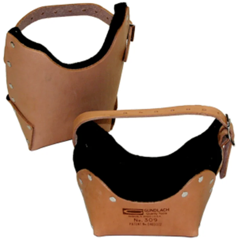 Gundlach 309X Leather Knee Pads with Buckle
