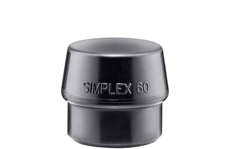 HALDER SIZE 60 BLACK COMPOSITE RUBBER FACE INSERT FOR SIMPLEX MALLET | 3202.060