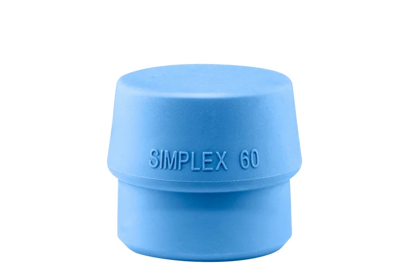 HALDER SIZE 60 BLUE SOFT RUBBER FACE INSERT FOR SIMPLEX MALLET | 3201.060
