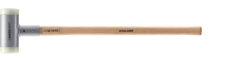 HALDER SIZE 81 SUPERCRAFT-SLEDGE NON-REBOUND, 10 LB, 800 MM HICKORY HANDLE, SIZE 3.15" NYLON FACES |3366.081