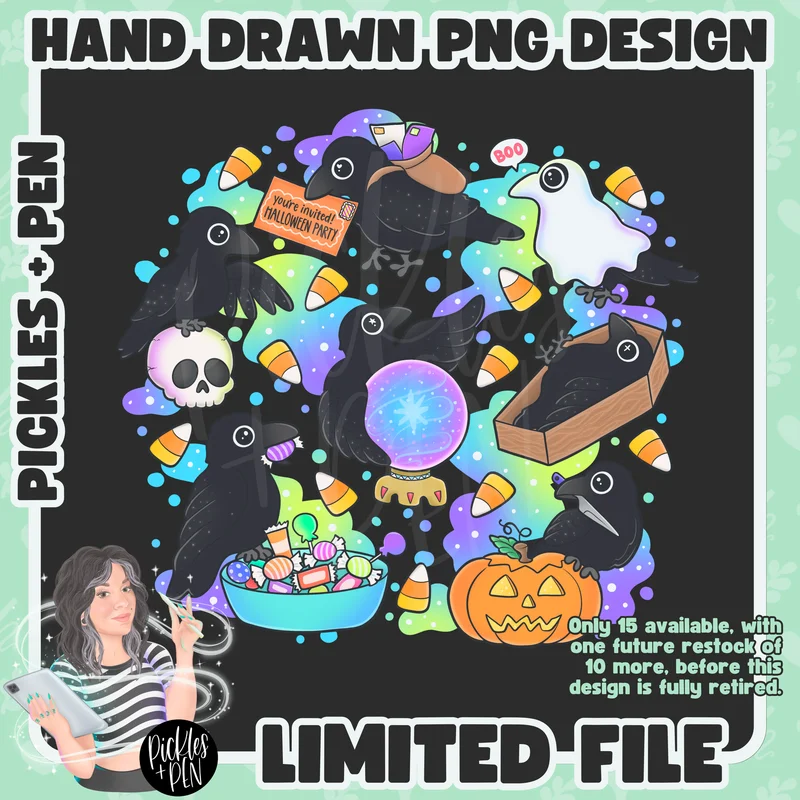 Halloween Crows PNGs [LIMITED]