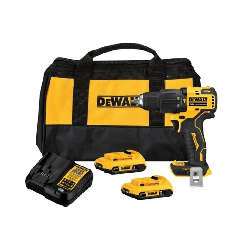 Hammer Drill 1/2" 20V Atomic W/ 2 Battery 2.0AH Dewalt