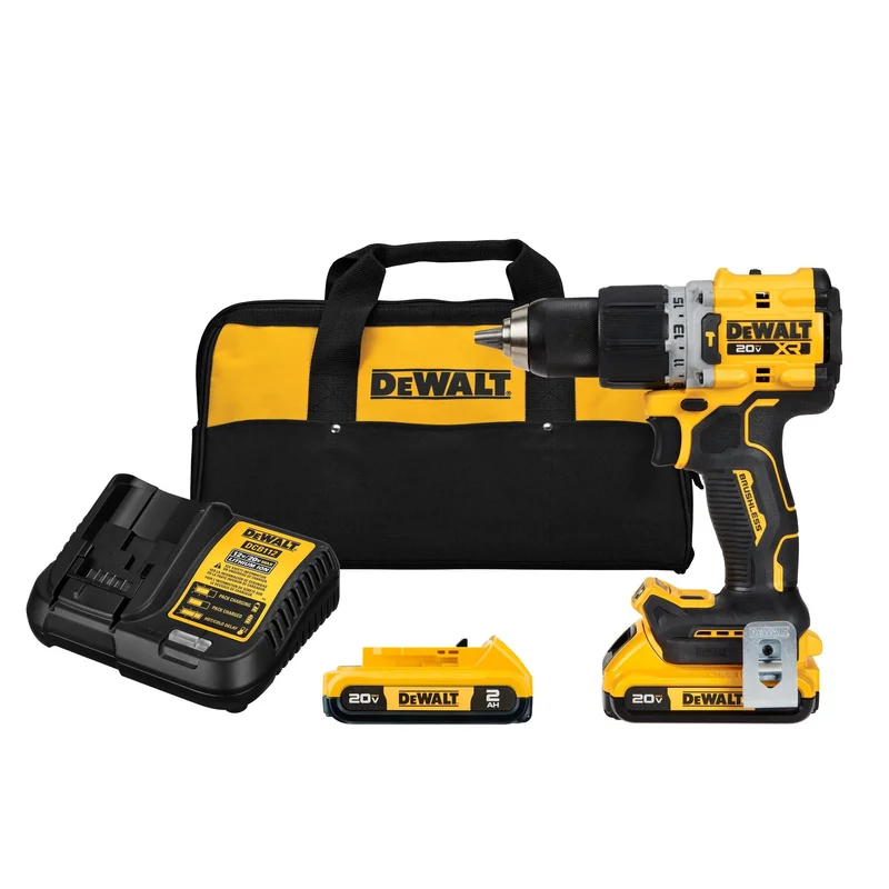 Hammer Drill 1/2" Brushless 20V *Max W/2 Battery Dewalt