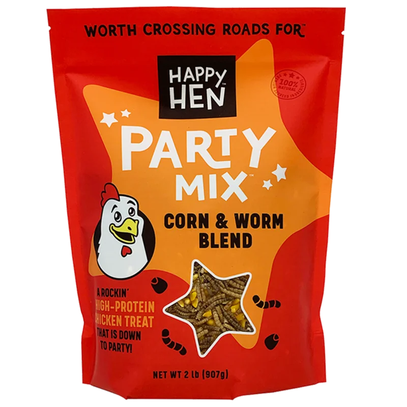 Happy Hen Party Mix Corn and Mealworm