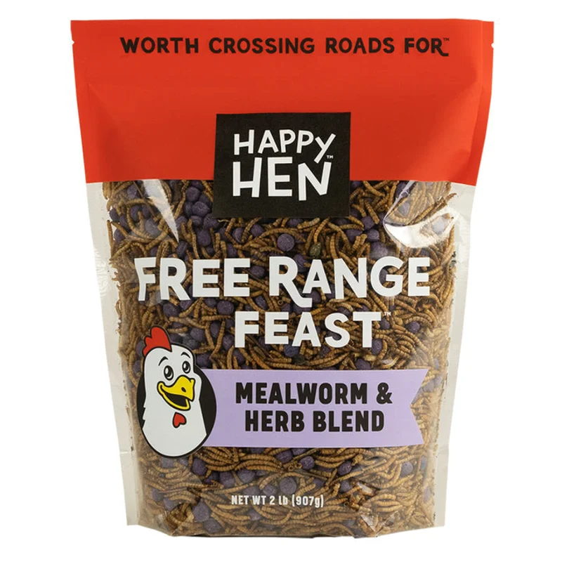Happy Hen Treats Free Range Feast Mealworm & Herb Blend