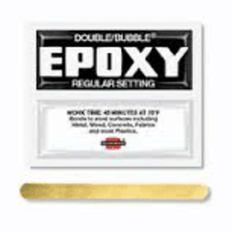 Hardman Double Bubble Black Regular Setting (45 min) Thin Epoxy (04006)