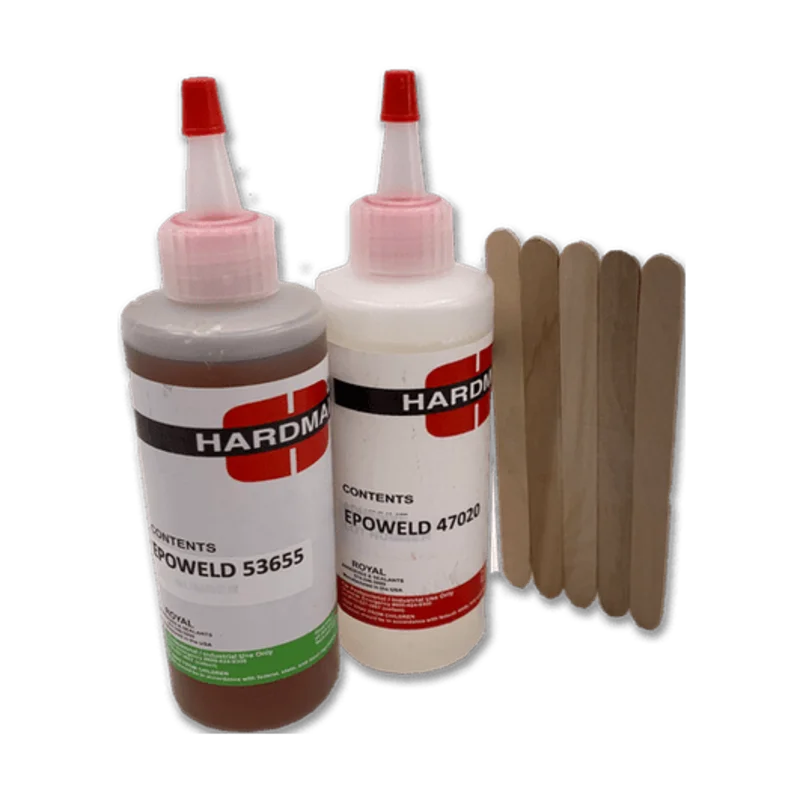 Hardman Striking Tool Epoxy - Epoweld 47020-53655 - Slow-Setting High Impact and Strength, great for golf club and striking tool repairs