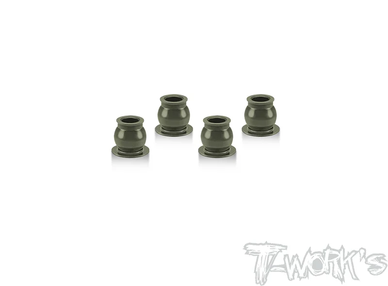 HCB-006A 7075-T6 Hard Coated Alum Shock Pivot Ball ( For Team Associated RC10 B6.4/B6.3/B6.2/B6.1/B74.2/B74.1/B74 ) 4pcs.