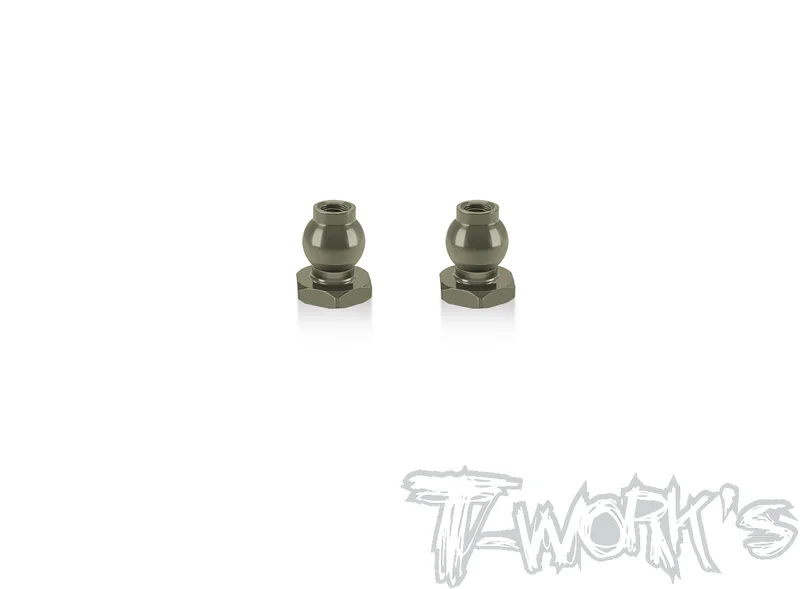 HCB-007B 7075-T6 Hard Coated Alum.6.8mm Flanged Ball ( For TLR 8IGHT-X/XE 2.0 ) 2pcs.