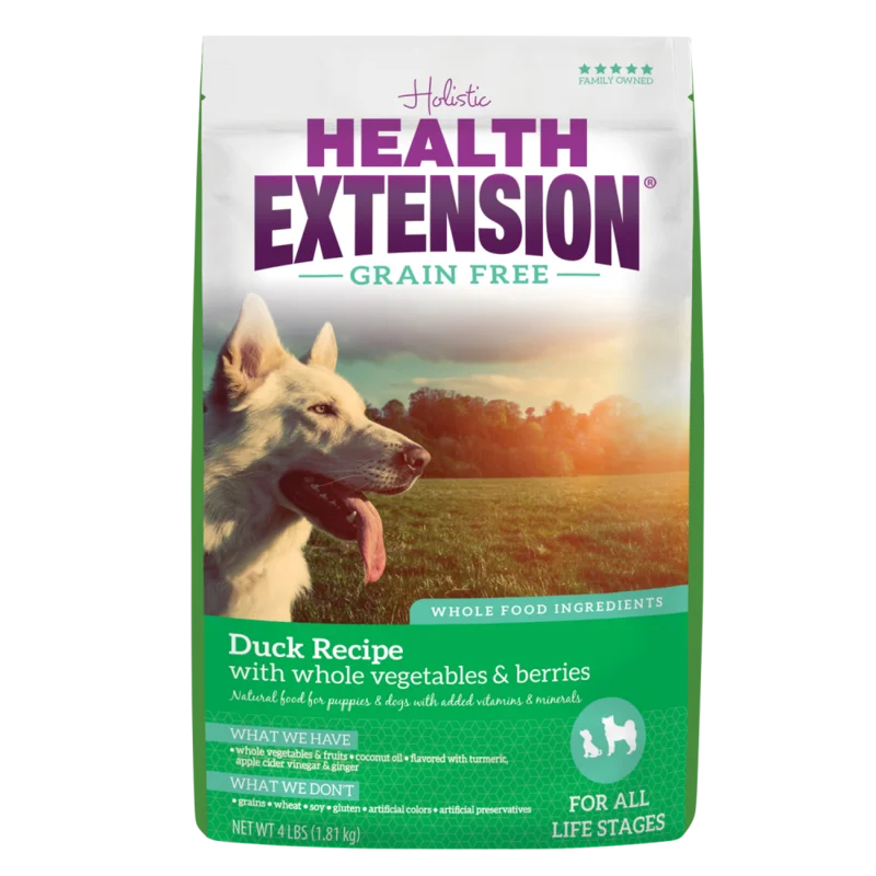 Health Extension Grain Free Duck Recipe Dry Dog Food