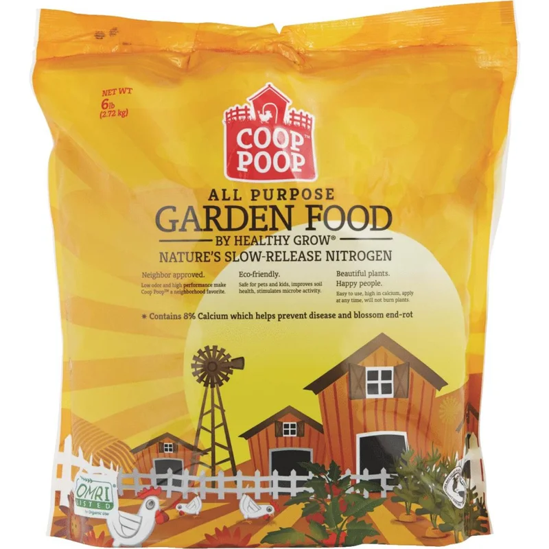 Healthy Grow Coop Poop 6 Lb. Organic Dry Plant Food