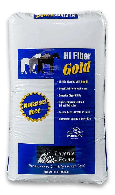High-Fiber, Low-Sugar Horse Feed  Hi Fiber Gold