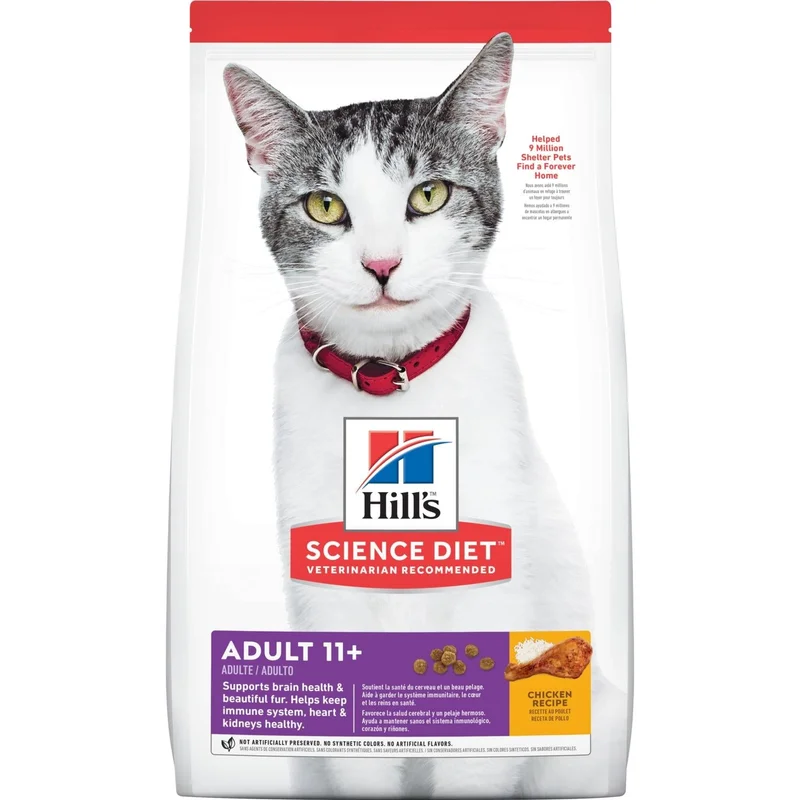 Hill's Science Diet Adult 11+ Chicken Recipe cat food