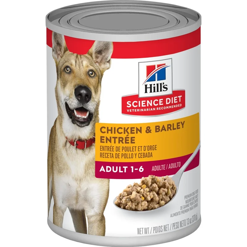 Hill's Science Diet Adult Chicken & Barley Entre dog food