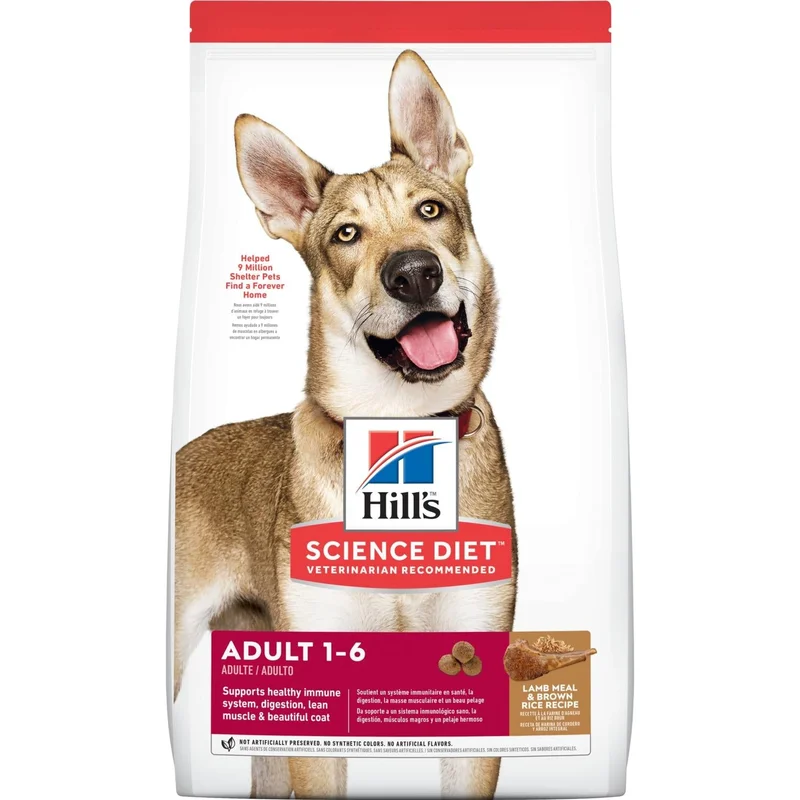 Hill's Science Diet Adult Lamb Meal & Brown Rice Recipe dog food