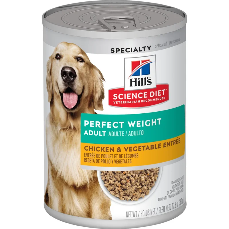 Hill's Science Diet Adult Perfect Weight Chicken & Vegetable Entre dog food