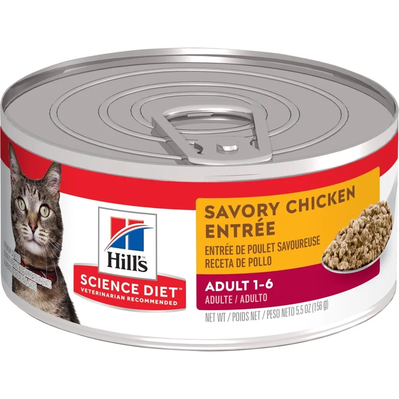 Hill's Science Diet Adult Savory Chicken Entre cat food