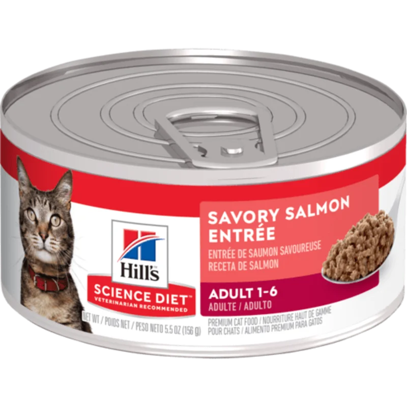 Hill's Science Diet Adult Savory Salmon Entre Wet Cat Food