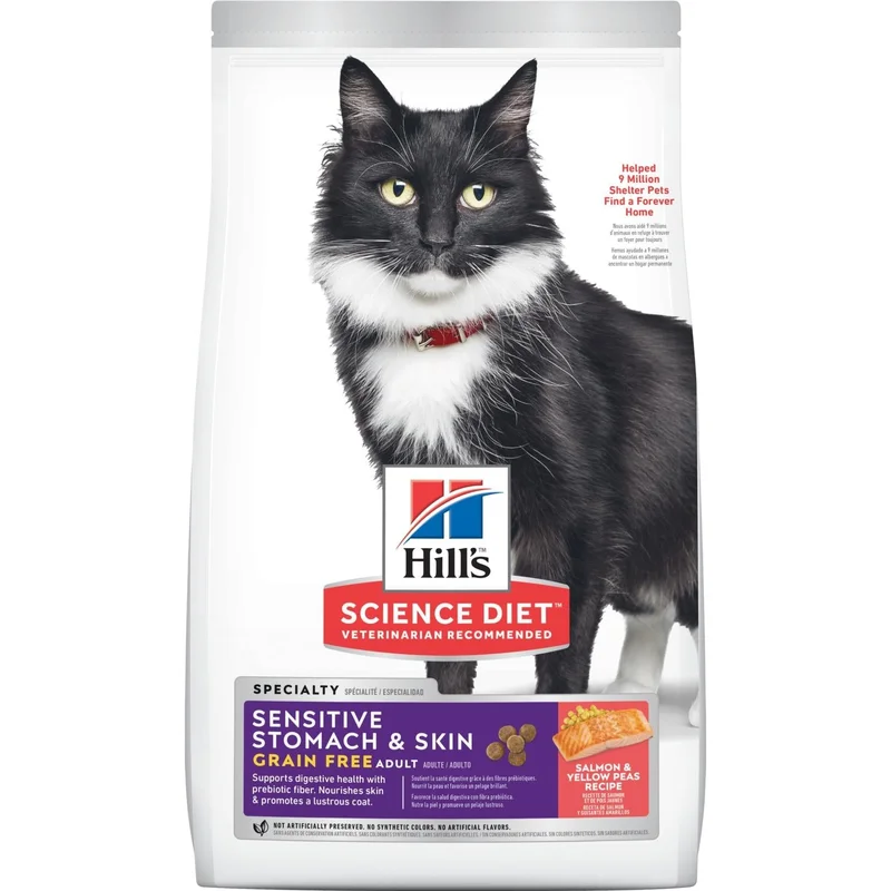 Hill's Science Diet Adult Sensitive Stomach & Skin Grain Free cat food