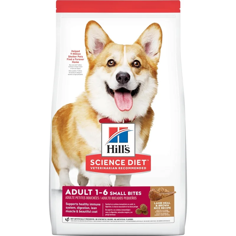 Hill's Science Diet Adult Small Bites Lamb Meal & Brown Rice Recipe dog food