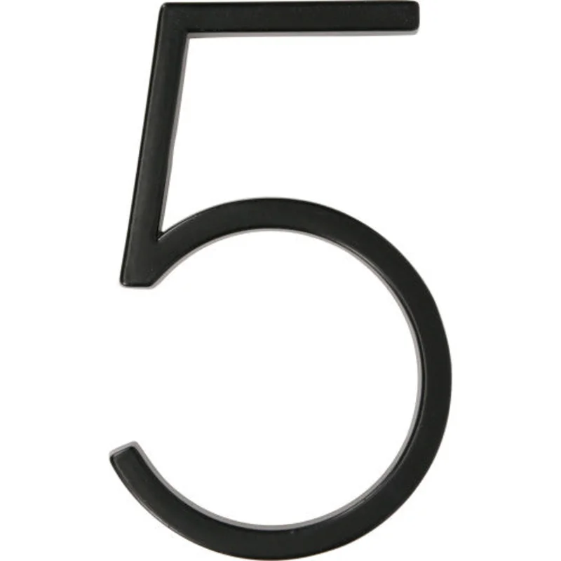 Hillman Distinctions Floating Mount House Number 5 Black