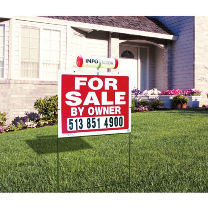 Hillman For Sale by Owner Sign with Frame