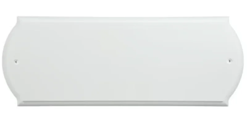Hillman Paintable Address Plaque White (6" x 16")
