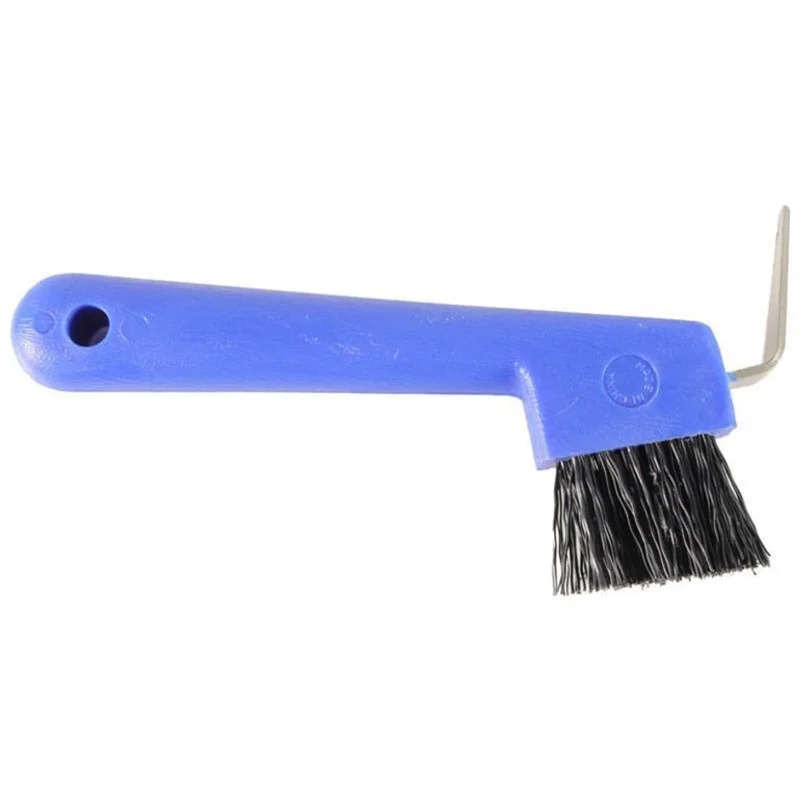 Hoof Pick with Brush BLUE
