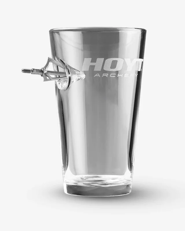 HOYT TAGGED OUT PINT GLASS