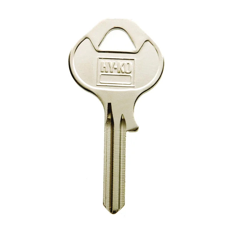 Hy-Ko 11010M17 Key Blank Brass Nickel Silver Brass Nickel