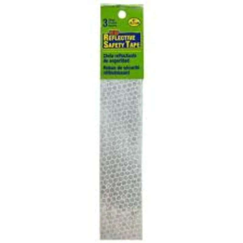 Hy-Ko 3 WHITE Reflective Safety TAPE Strips Self Adhesive 6.5" Stickers