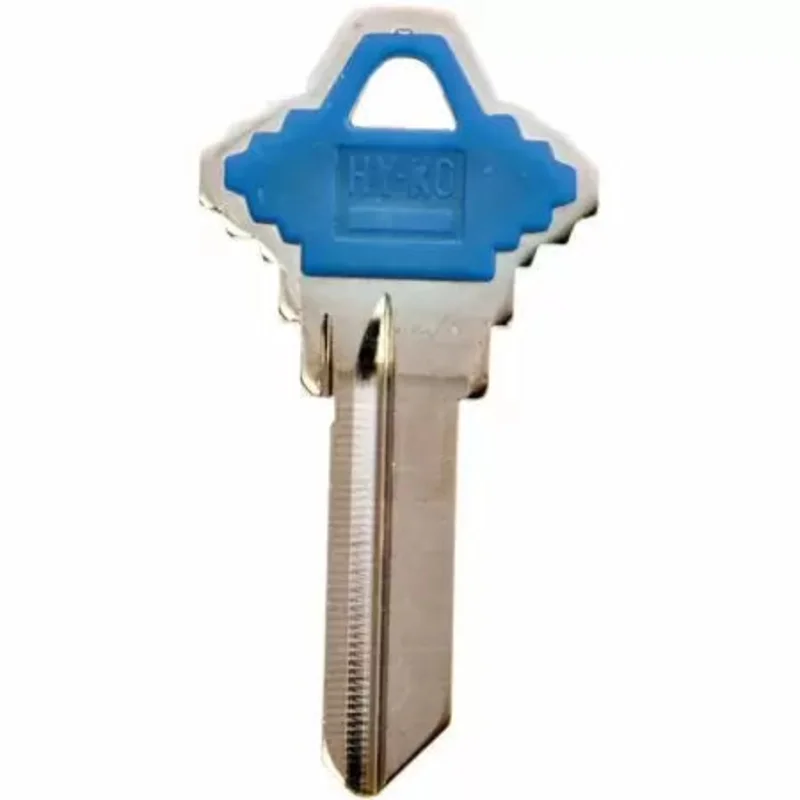 Hy-Ko SC1PB Key Blank with Blue Plastic Head Blue