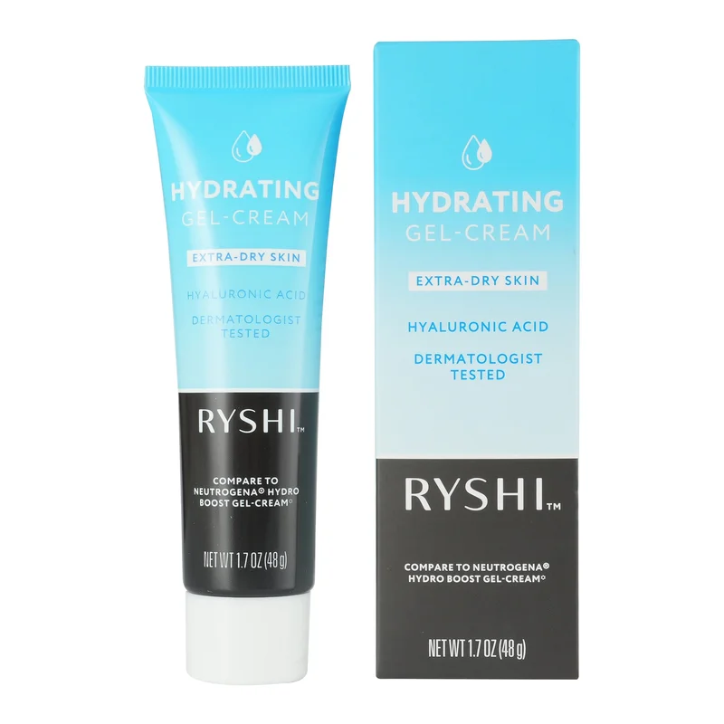 Hydrating Gel Cream for Extra Dry Skin With Hyaluronic Acid, Deep Moisture, Lightweight Feel Gentle on Sensitive Skin