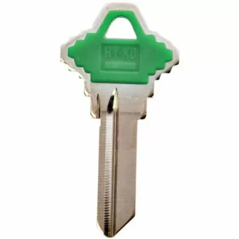 HyKo Key Blank - Schlage Sc1Pg Plastic Head (Green) Green