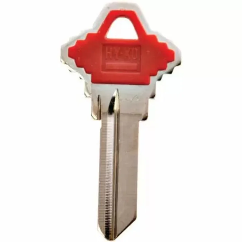 HyKo Key Blank - Schlage Sc1Pr Plastic Head (Red) Red