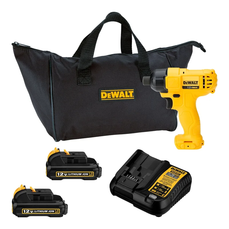 Impact Driver 1/4" 12V Max* W/2 Bat. Dewalt