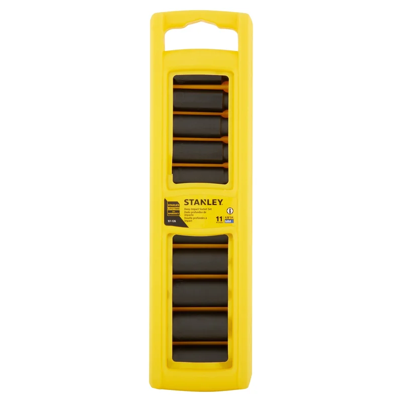 Impact Socket Set 1/2" Metric 11PC Stanley