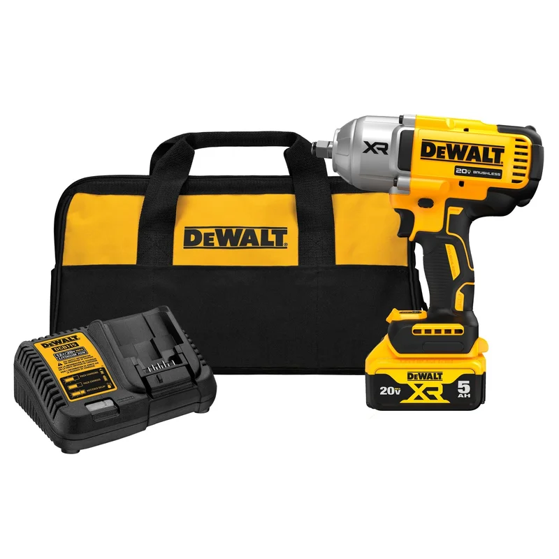 Impact Wrench 1/2" Hog Ring 1400 FT. LBS 20V W/1 Battery Dewalt
