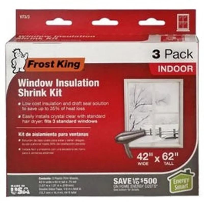 Indoor Window Insulation Sheets, 42 x 62-In., 3-Pk.