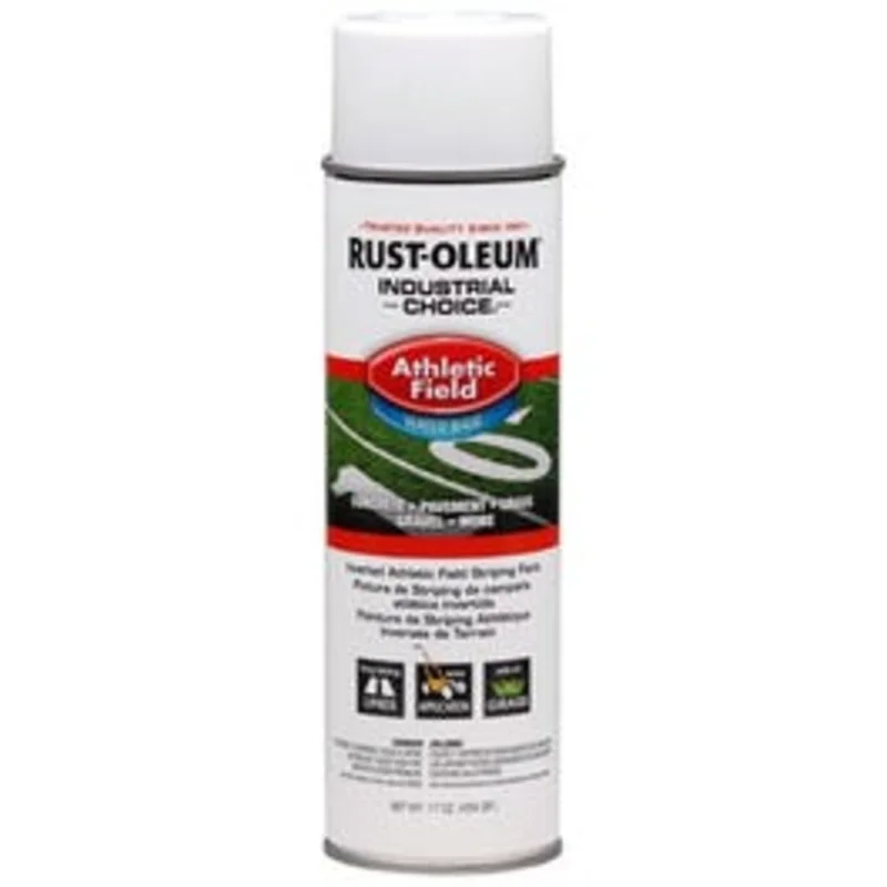 Industrial Choice Athletic Field Striping Spray Paint, White, 17-oz. Inverted