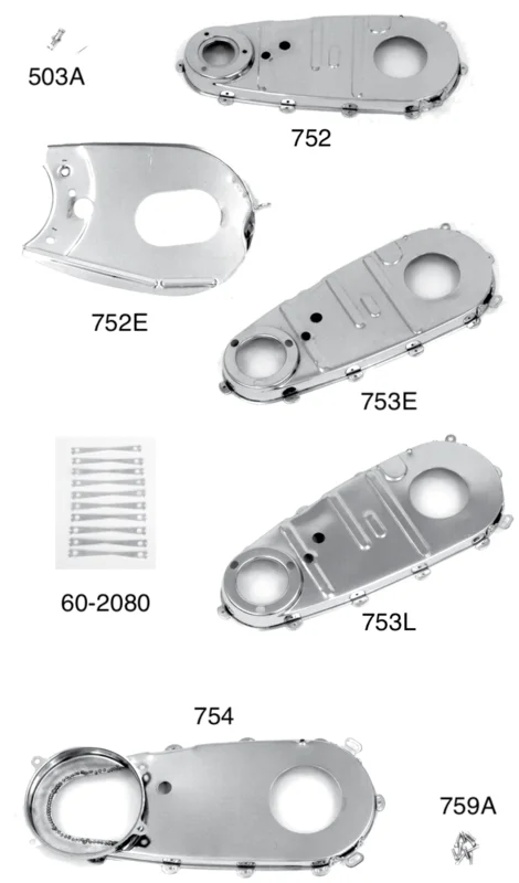 INNER PRIMARY COVERS AND HARDWARE FOR 45S AND BIG TWINS