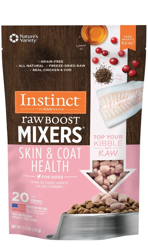 Instinct Raw Boost Mixers Skin & Coat Health for Dogs