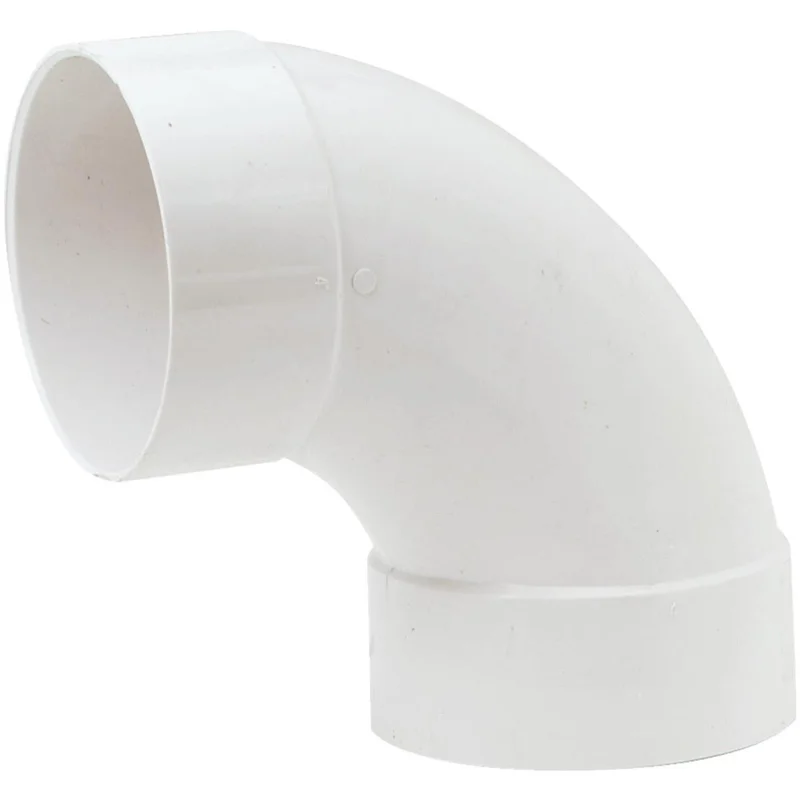 IPEX Canplas SDR 35 90 Degree 4 In. PVC Sewer and Drain Sanitary Elbow (1/4 Bend)